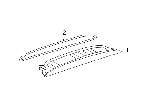 2012 Volkswagen Touareg High Mount Lamps