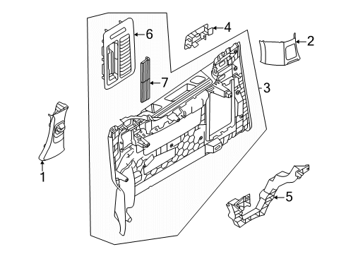 2025 Volkswagen ID. Buzz Interior Trim - Side Panel
