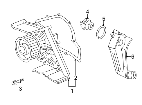1998 Volkswagen Passat Water Pump Diagram