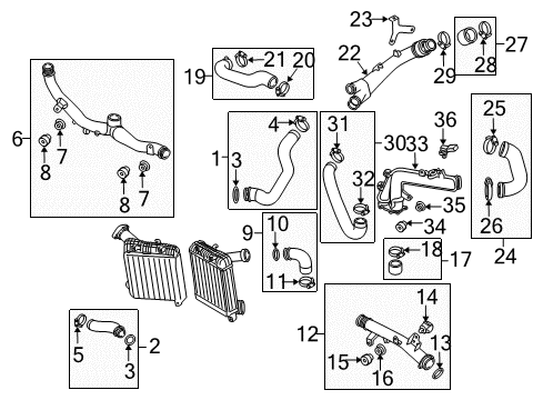 2010 Volkswagen Touareg Intercooler Diagram