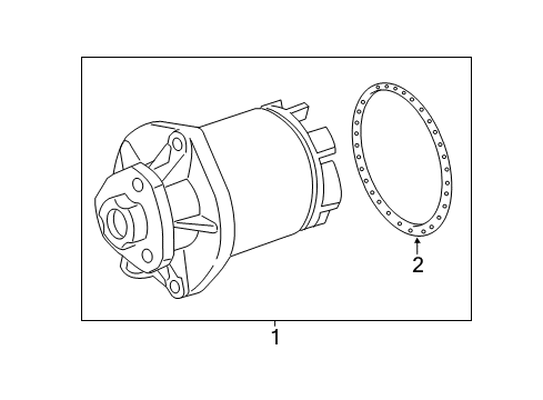 2011 Volkswagen Jetta Water Pump - Belts Diagram 2