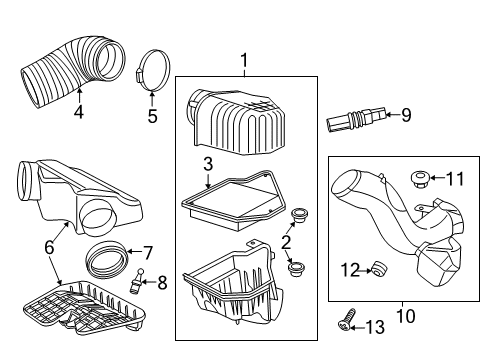 2014 Volkswagen Routan Filters Diagram