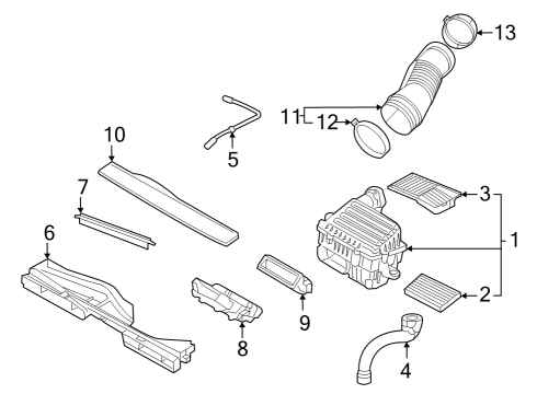 2025 Volkswagen Jetta Air Intake Diagram