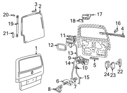 1999 Volkswagen EuroVan Switches Diagram 2