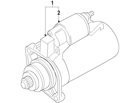 2013 Volkswagen Beetle Starter Diagram 5