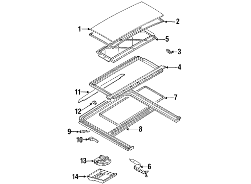 1992 Volkswagen Passat Sunroof Diagram