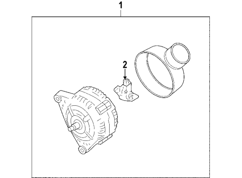 2007 Volkswagen GTI Alternator
