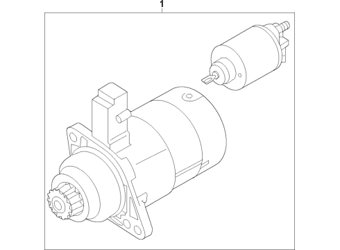 2020 Volkswagen GTI Starter Diagram 2