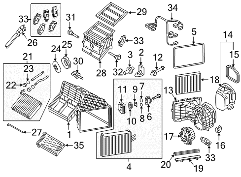 2015 Volkswagen Touareg Blower Motor & Fan Diagram 2