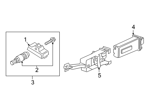 2021 Volkswagen Arteon Control Module Diagram for 5Q0-907-273-F