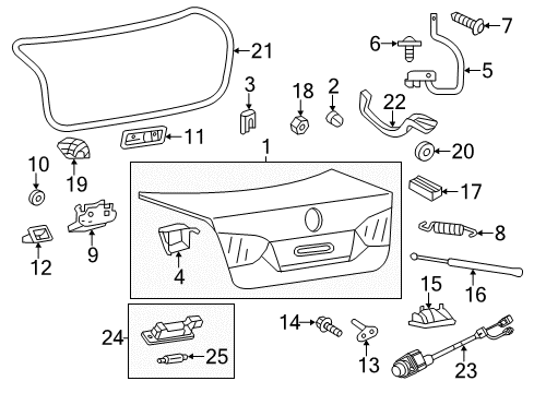 2011 Volkswagen Jetta Trunk Diagram
