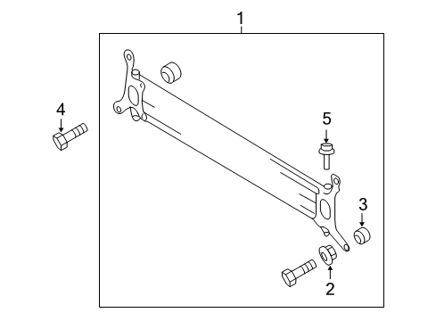 2004 Volkswagen Touareg Radiator & Components Diagram 3