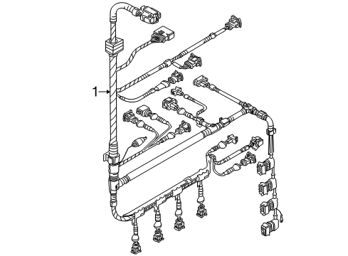 2008 Volkswagen Beetle Wiring Harness
