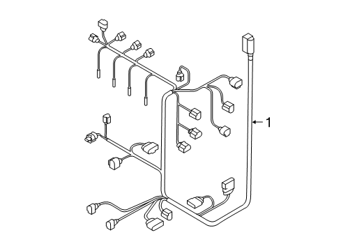 2015 Volkswagen Passat Wiring Harness