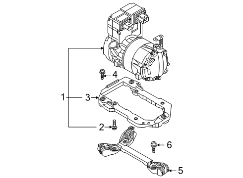 2025 Volkswagen ID. Buzz A/C Compressor