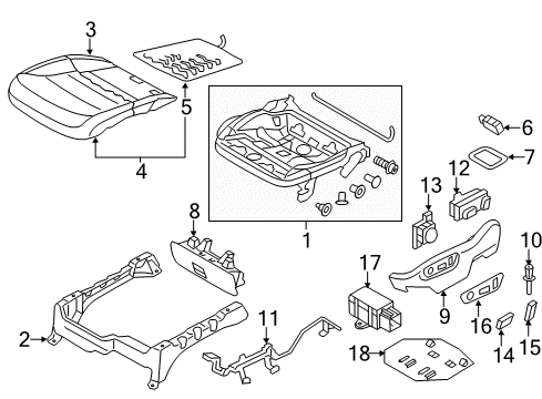 2013 Volkswagen Touareg Lumbar Control Seats