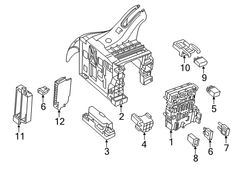 2020 Volkswagen GTI Fuse & Relay
