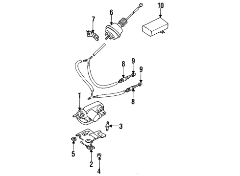 1997 Volkswagen Jetta Cruise Control System Diagram