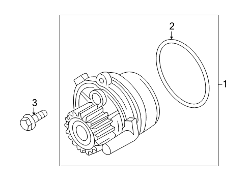 2013 Volkswagen Golf R Water Pump - Belts Diagram 2