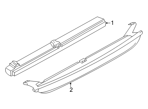 1999 Volkswagen Golf High Mount Lamps Diagram