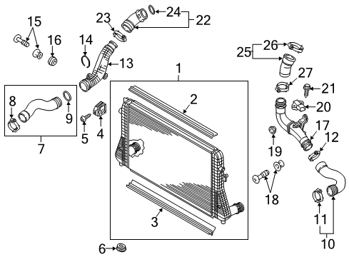 2014 Volkswagen Passat Intercooler Diagram