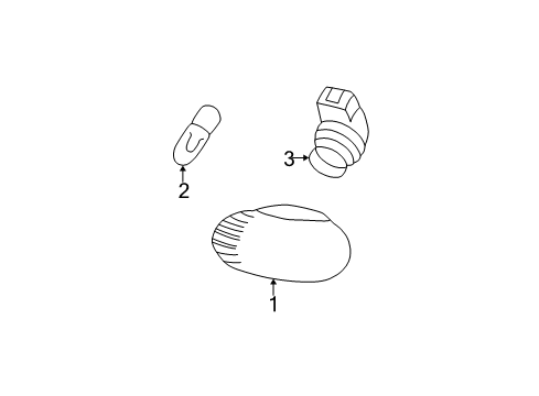 2000 Volkswagen Beetle Side Marker Lamps Diagram