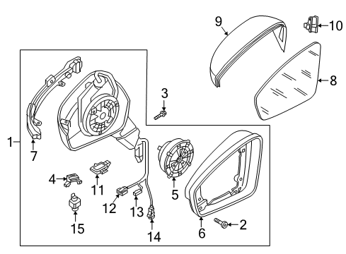 2023 Volkswagen Tiguan Mirrors