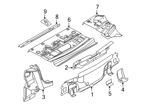 2007 Volkswagen Jetta Rear Body