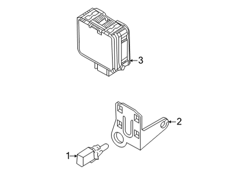 2021 Volkswagen Golf Bumper & Components - Front Diagram 2