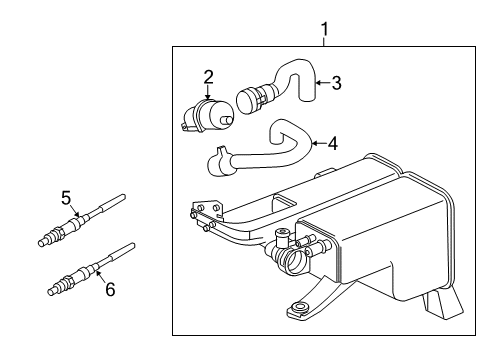 2015 Volkswagen Touareg Emission Components Diagram
