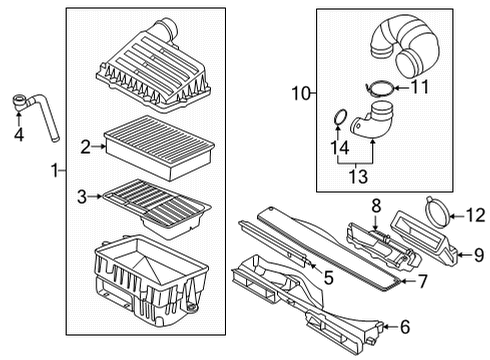 2025 Volkswagen GTI Air Intake Diagram