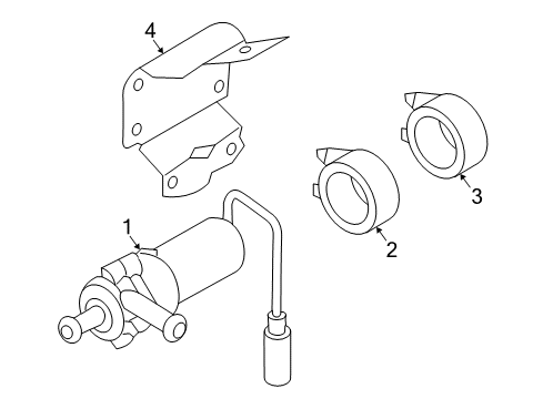 2004 Volkswagen Phaeton Water Pump - Belts Diagram 2