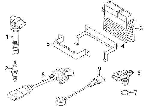 2012 Volkswagen Passat Powertrain Control Diagram 4