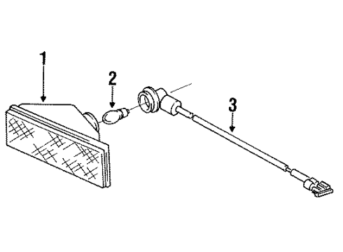 1991 Volkswagen Golf Park Lamps Diagram