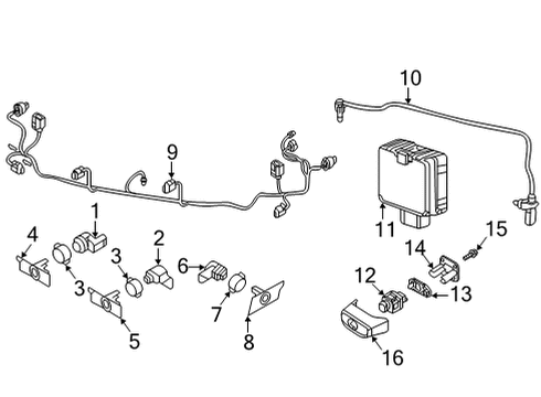 2023 Volkswagen Atlas Cross Sport Automatic Temperature Controls Diagram