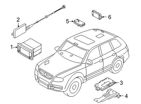 2004 Volkswagen Touareg Navigation System