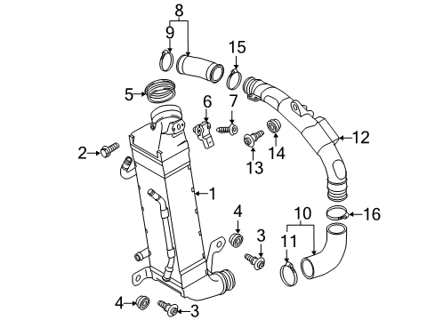 2013 Volkswagen Passat Intercooler Diagram