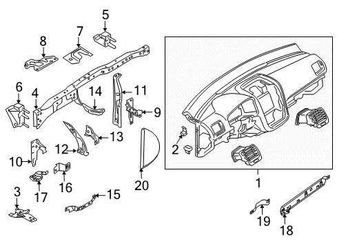 2007 Volkswagen GTI Instrument Panel Diagram