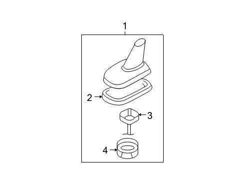 2007 Volkswagen Passat Antenna Diagram for 1K6-035-507-E