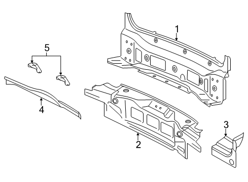 2013 Volkswagen Touareg Rear Body