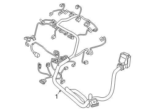 2019 Volkswagen Beetle Wiring Harness