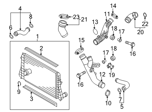 2010 Volkswagen GTI Intercooler Diagram