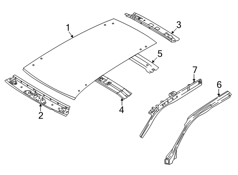 2023 Volkswagen Tiguan Roof & Components