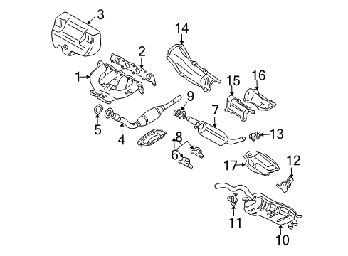 2001 Volkswagen Beetle Exhaust Manifold