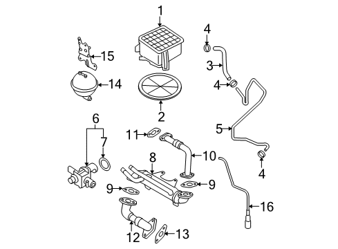 2004 Volkswagen Passat EGR System Diagram