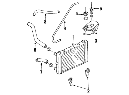 1987 Volkswagen Golf Cap Diagram for 171-121-321-J