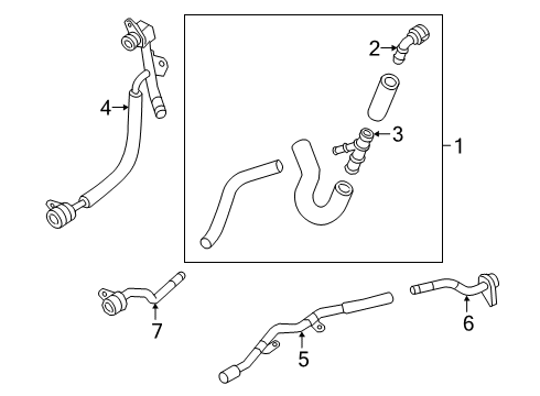 2021 Volkswagen Arteon Hoses, Lines & Pipes Diagram 2