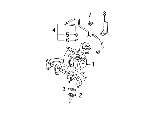 2001 Volkswagen Jetta Turbocharger Diagram