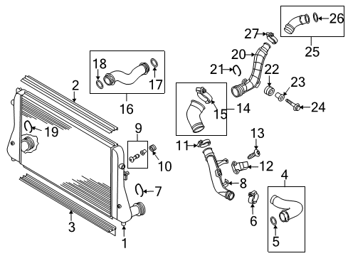 2010 Volkswagen Eos Intercooler Diagram