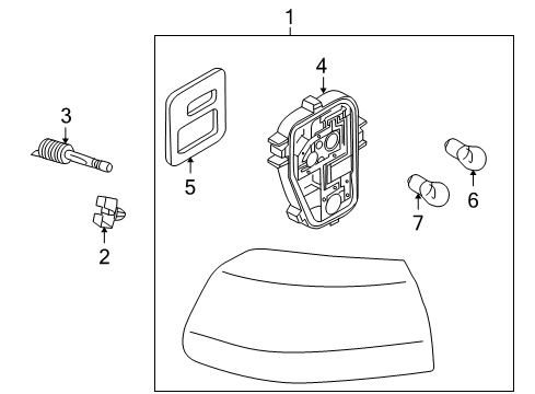 2012 Volkswagen GTI Bulbs Diagram 6